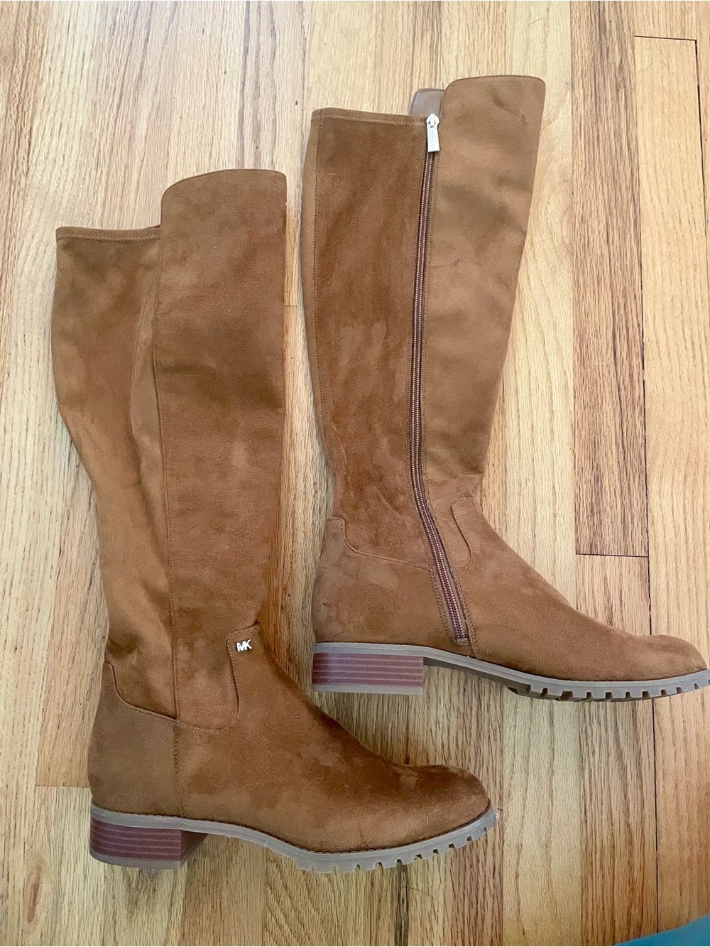 Michael Kors Chestnut Suede Over-the-Knee Boots